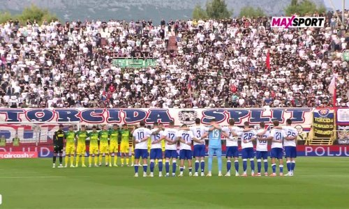 Pogledajte minutu šutnje za papu Franju te Dinamovu legendu na krcatom Poljudu