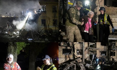 Devet poginulih u Kijevu, traže se preživjeli: 'Čuje se zvonjava mobitela ispod ruševina'