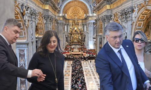 Plenković i Milanović na Papin sprovod vode i supruge
