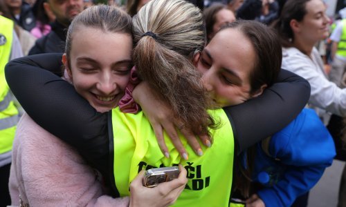 Srbijanski studenti stigli u Strasbourg, dočekani pjesmom. Sve bliže su Bruxellesu