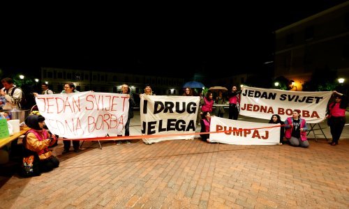 Srbijanski studenti-trkači stigli u Osijek: Pogledajte kako su ih dočekali u Hrvatskoj