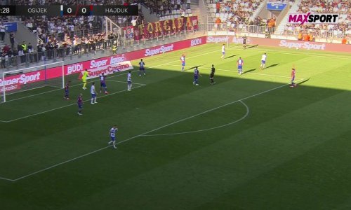 Pogledajte kako je igrač Hajduka ovaj potez proslavio kao da je zabio gol u finalu Svjetskog prenstva