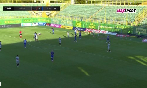 Istra je dobila penal u završnici utakmice za važnu pobjedu, ali se javio VAR; pogledajte što se dogodilo