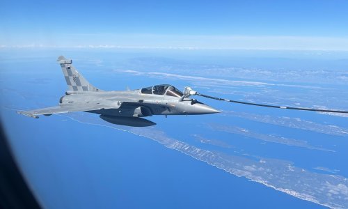 Hrvatski Rafale ovaj je 'manevar' izveo prvi puta u našem zračnom prostoru