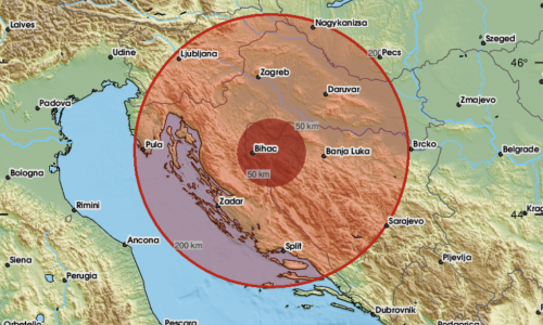 Zatresla se Dalmacija: Potres od 2.4 Richtera jugoistočno od Splita uznemirio građane