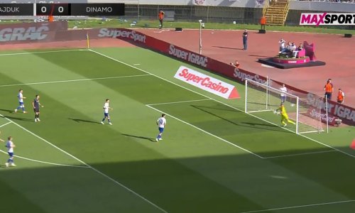 Pogledajte bizaran gol kojim je Dinamo poveo protiv Hajduka; opet je Lučić krivac