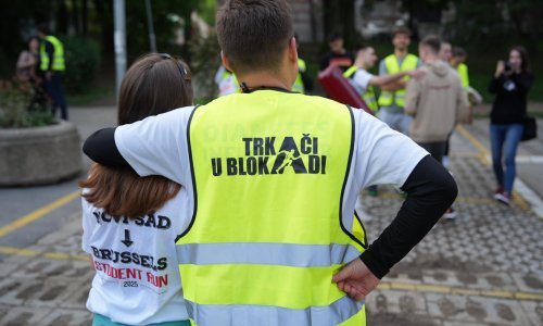 Srbijanski studenti trče posljednju dionicu: U Bruxellesu im se večeras sprema veliki doček