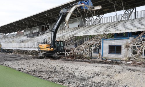Pogledajte kako izgleda rušenje zapadne tribine Kranjčevićeve