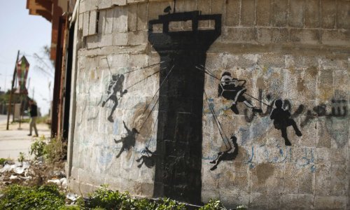 Banksy grafitima odgovorio na izraelsko-palestinske sukobe