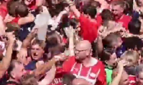 Pogledajte ludnicu u Eindhovenu kad je Perišić zabio gol kojim je PSV krenuo po naslov prvaka