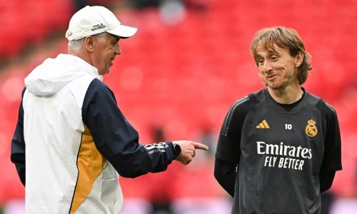 Carlo Ancelotti i Luka Modrić Real Madrid