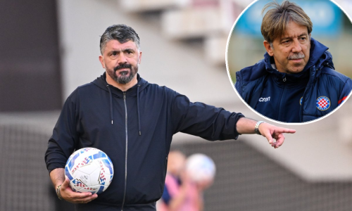 Gennaro Gattuso i Zoran Vulić NK Hajduk