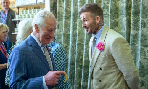 Kralj Charles III i David Beckham