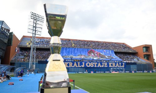 Trofej za prvaka SuperSport HNL-a stiže na slavlje - helikopterom!