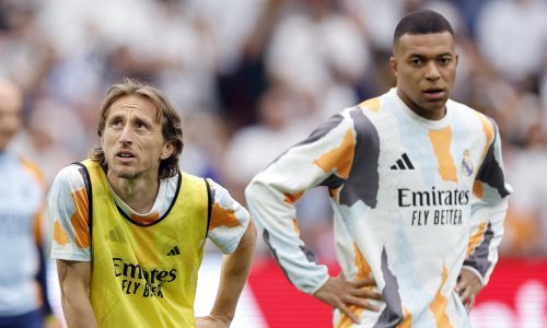 Luka Modrić i Kylian Mbappe