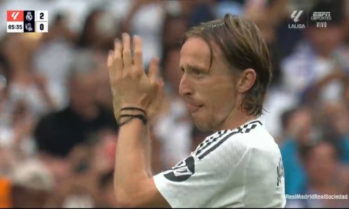 Luka Modrić je izašao iz igre; pogledajte što se onda dogodilo na Santiago Bernabeuu