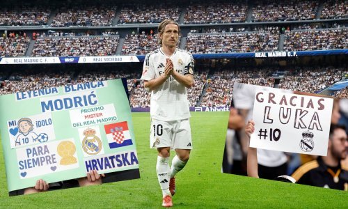 Pogledajte dirljive poruke navijača upućene Luki Modriću