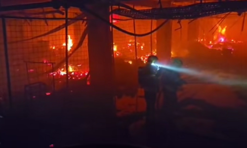 Zagrebačka policija otkrila uzrok požara nedovršene bolnice u Blatu