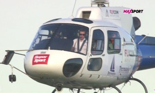 Pogledajte spektakularne scene; helikopterom pehar stigao na Rujevicu