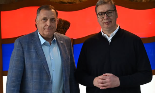 Ne brine ga tjeralica: U Beogradu se sastali Dodik i Vučić