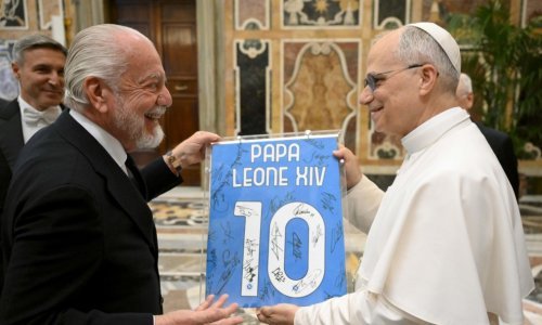 Papa Lav XIV primio igrače Napolija pa im poslao znakovitu poruku