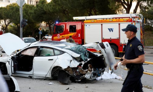 Teška nesreća u Splitu, poginula prolaznica: 'Tesla je jurila barem 120 km na sat'