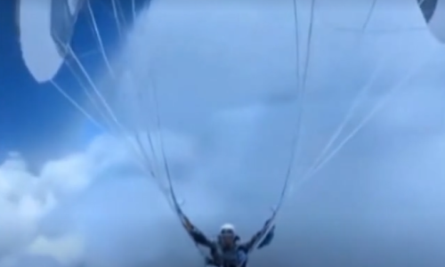 Umalo tragičan let: Paraglajder skočio s visine od 3000 metara, a završio na 8589