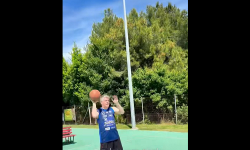 SDP-ovci se 'raspištoljili' na košarkaškom terenu: Pogledajte kako igraju Lalovac i Sanja Radolović