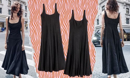 Ova divna Zarina haljina savršena je za brojne prigode i čini nas vitkijima