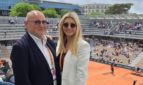 Blanka i Zlatko Mateša uživali u ložama najpoznatijeg teniskog turnira, a sad guštaju na Braču