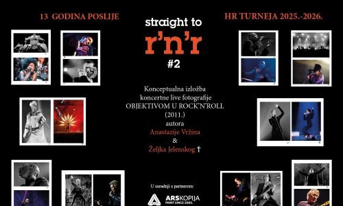 Otvorenje izložbe 'Objektivom u rock 'n' roll #2' - dijalog dviju autorskih vizija kroz objektiv