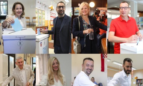 Kandidati ustali rano i obavili građansku dužnost, pogledajte tko je sve glasao