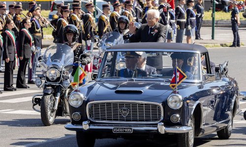 U službi od 1961.: Predsjednik Talijanske Republike u predsjedničkoj Lanciji Flaminiji