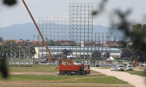 Opa, pripreme za Thompsonov koncert brzo napreduju: Pogledajte kako izgleda Hipodrom