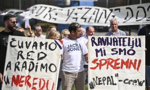 Pravosudni policajci prosvjedovali ispred zatvora: Tjera nas se na cestu