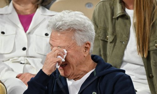 Dustin Hoffman nije mogao sakriti emocije na teniskom meču