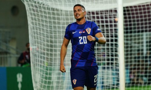 U trećem nastupu za Hrvatsku zabio je dva gola; pogledajte ih!