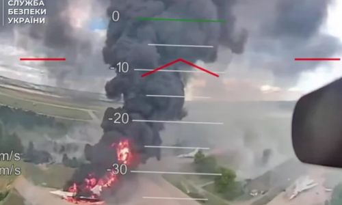 Objavljena dosad neviđena snimka: Snimljen cijeli put drona u operaciji 'Paukova mreža'