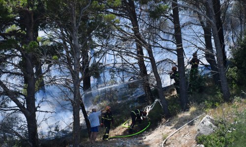 Vatrogasci: Vrhunac toplinskog vala i neugodan topli vjetar, velika opasnost od požara