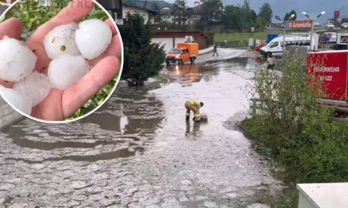 Snažna oluja i tuča poharale Austriju, munje izazvale šumske požare, fronta bi mogla zahvatiti i Hrvatsku