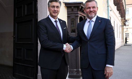 Pellegrini kod Plenkovića: Premijer mu zahvalio na evakuaciji Hrvata iz Izraela