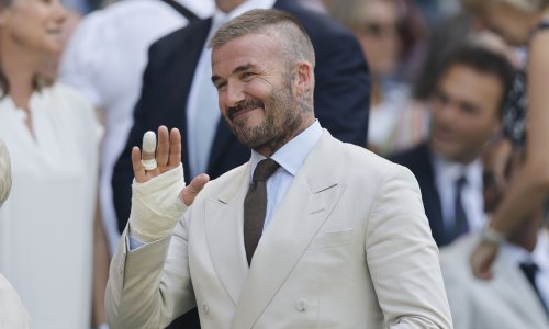Beckham se našalio na račun svoje majke: Objava s Wimbledona nasmijala je sve