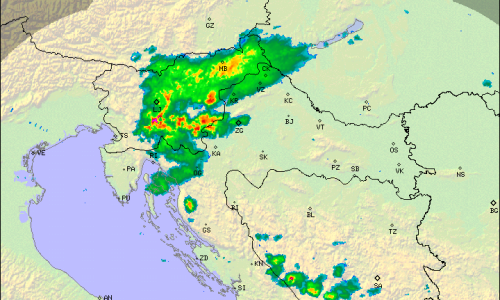 Stiže nevrijeme: Na zapadu Zagreba počela padati kiša, na momente puše jak vjetar