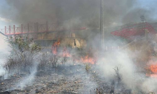 Strašne scene iz susjedstva: Veliki požar u neposrednoj blizini Veležovog stadiona