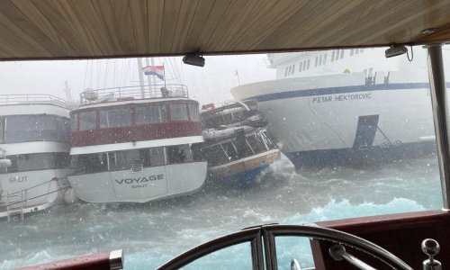Dramatičan video: Snimljen je sami početak nezapamćene oluje u Splitu