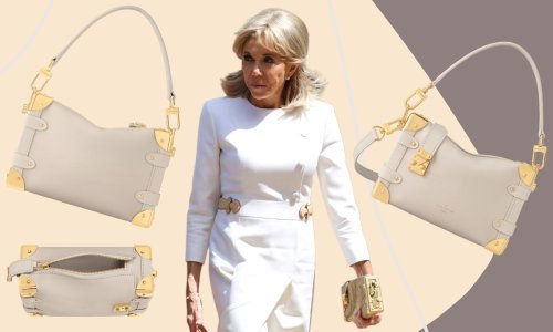 Elegantnu haljinu Brigitte Macron samo je uspjela zasjeniti ova efektna torbica