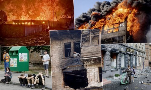 Kijev gori: Ruski masovni kombinirani napad trajao je deset sati. Ispalili stotine projektila