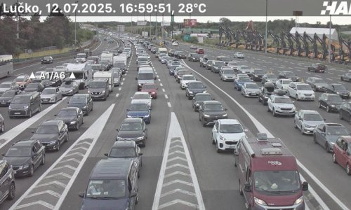 I dalje velika gužva na Lučkom, kod Macelja se kolona proteže sve do Slovenije