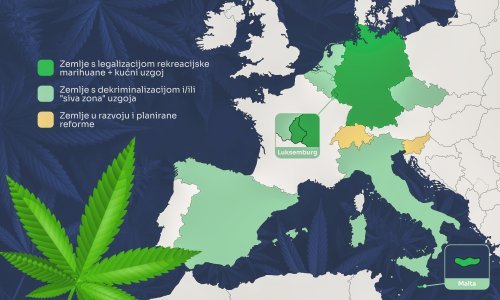I Slovenci su krenuli tim putem: Gdje je sve u Europi marihuana (skoro) legalna?