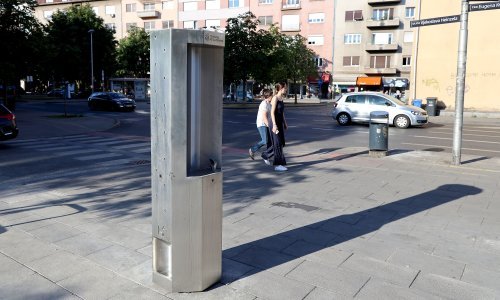 Zagreb dobio prvi javni mobilni zdenac na Kvaternikovom trgu